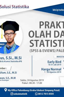 PRAKTEK OLAH DATA STATISTIKA (SPSS & EVIEWS) PALEMBANG